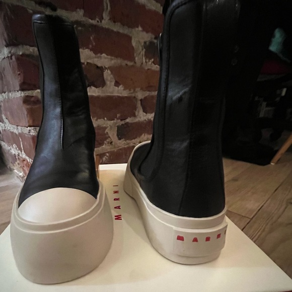 Black Leather Pablo Chelsea Boot - Picture 2 of 10